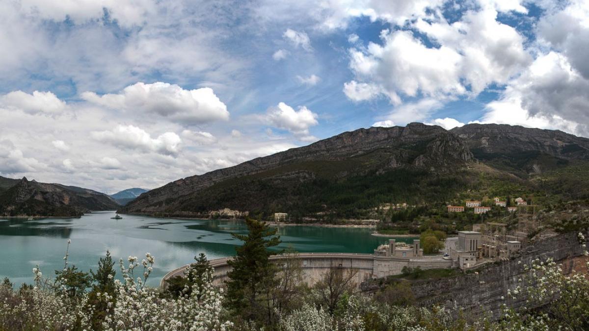 Le lac de Castillon